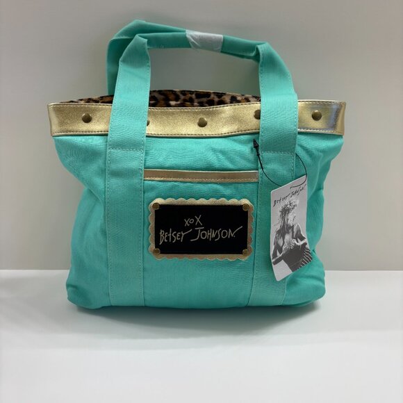 BETSEY JOHNSON x REDKEN Mint Green Mini Tote - NWT - Picture 6 of 9